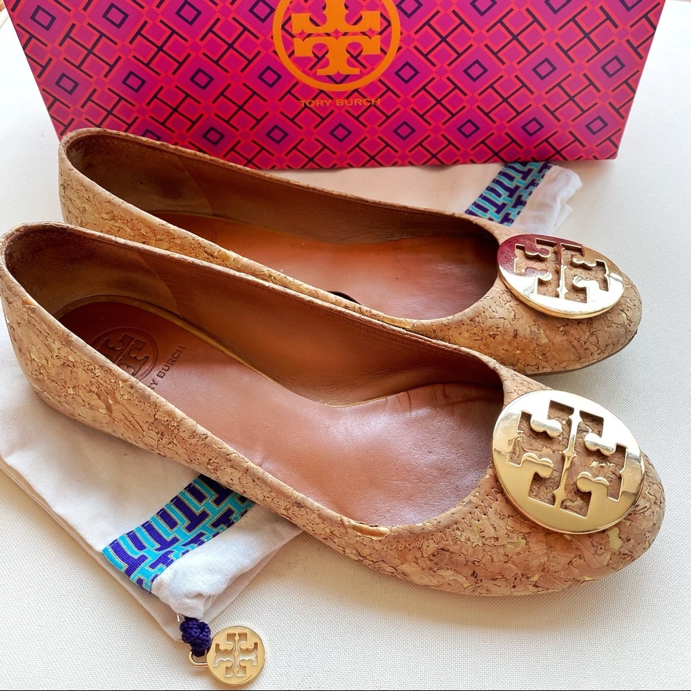 Tory Burch Reva Cork Ballet Flat - 8.5